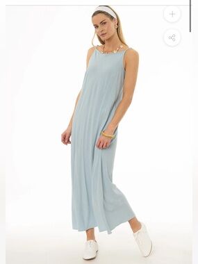 Blank NYC Light Blue Sleeveless Maxi Dress